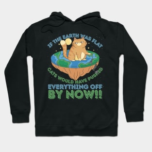 If The Earth Was Flat Cats Would Have Pushed Hoodie